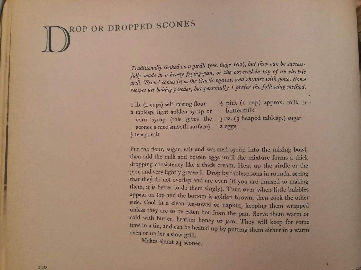 A photo of the original recipe, roughly transcribed below.